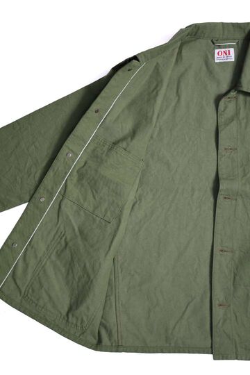 ONI03501-SVC 9.5oz Selvage Chino Coverall,KHAKI BEIGE, small image number 11