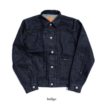 2705 15oz Button Jacket Garage Denim Dark Indigo,, small image number 0