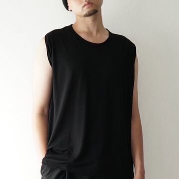 【CAPERTICA】CAP706CS29 Washable Wool Tank Top-EBONY-1,EBONY, small image number 38