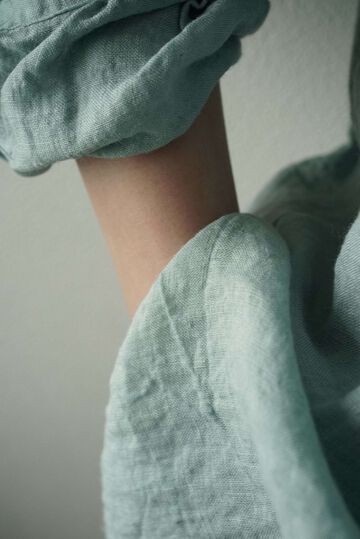 【CAPERTICA】CAP710SH12 Sunny Dry Linen / F/F Shirts,OFF BLACK, small image number 25