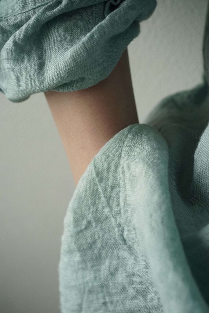 【CAPERTICA】CAP710SH12 Sunny Dry Linen / F/F Shirts,OFF BLACK, medium image number 25