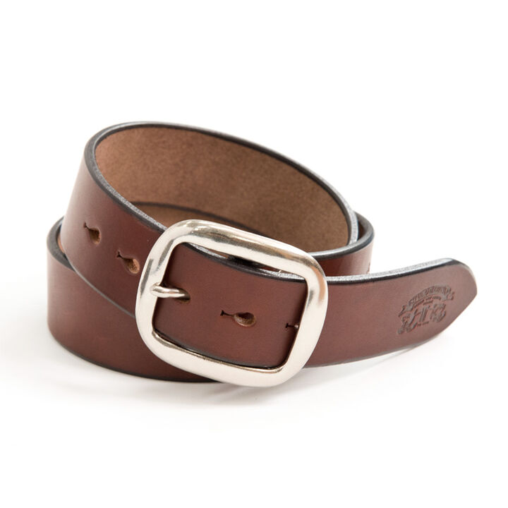 B-81 Bends Leather Belt (Brown),, medium