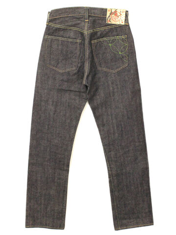 Sugar Cane SC40301 14oz Ryukyu Indigo Mixed Sugar Cane Denim-One washed-33,, small image number 1