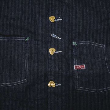 TCB 10oz Cathartt Chore Coat Denim Herringbone,, small image number 5