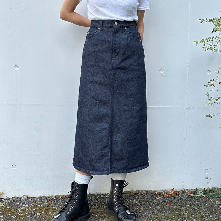72975 Denim Tight Skirt,, medium