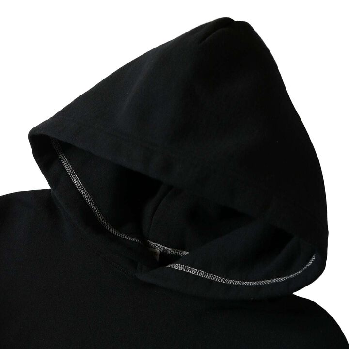 BR-3007 "STANDARD" COZUN PULL OVER HOODIE,S.BK, medium image number 2