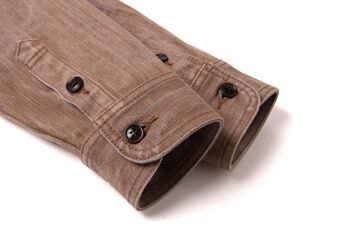 D5732 13oz Kakishibu Denim Shirts,, small image number 4