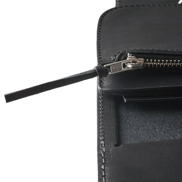 PAILOT RIVER PR-CW02-RG (REDMOON) Long Wallet PR-CW02-RG (Oil Leather Black
 Oil Leather Red Brown
 Oil Leather Dark Brown
 Saddle Leather Natural),OIL LEATHER BLACK, small image number 10