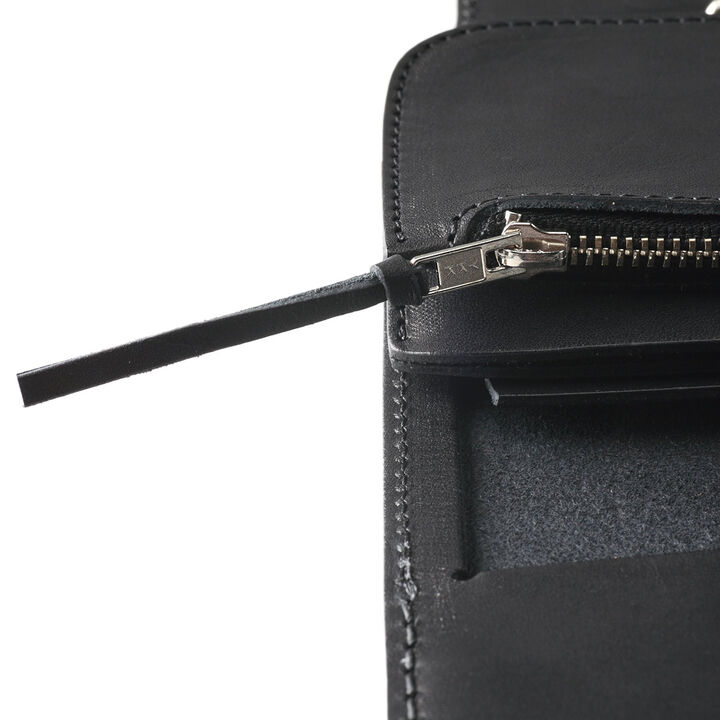 PAILOT RIVER PR-CW02-RG (REDMOON) Long Wallet PR-CW02-RG (Oil Leather Black
 Oil Leather Red Brown
 Oil Leather Dark Brown
 Saddle Leather Natural),OIL LEATHER BLACK, medium image number 10