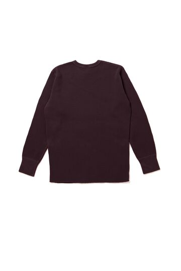 9937 Heavy thermal Henry long-sleeved T-shirt,WHITE, small image number 7