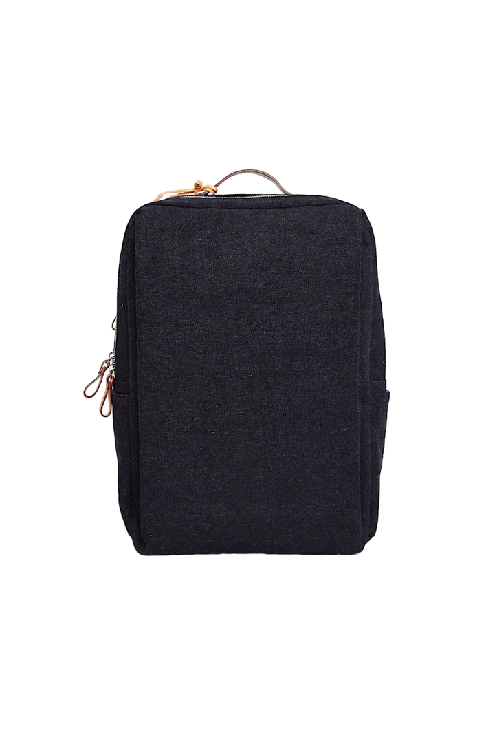 K-9 Backpack-DENIM x Vegetable Tanned Leather,DENIM x Vegetable Tanned Leather, medium