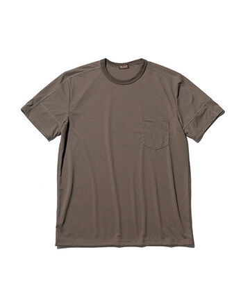 M-18240 SUPER FAST DRYING PLAINSTITCH / SWITCH SLEEVE T-SHIRT (4 COLORS),GRAY, small image number 2