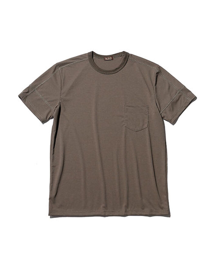 M-18240 SUPER FAST DRYING PLAINSTITCH / SWITCH SLEEVE T-SHIRT (4 COLORS),GRAY, medium image number 2