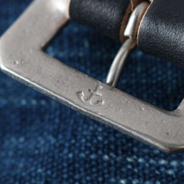 BW-0204 N&J Chromexcel Leather Belt,BLACK, small image number 2