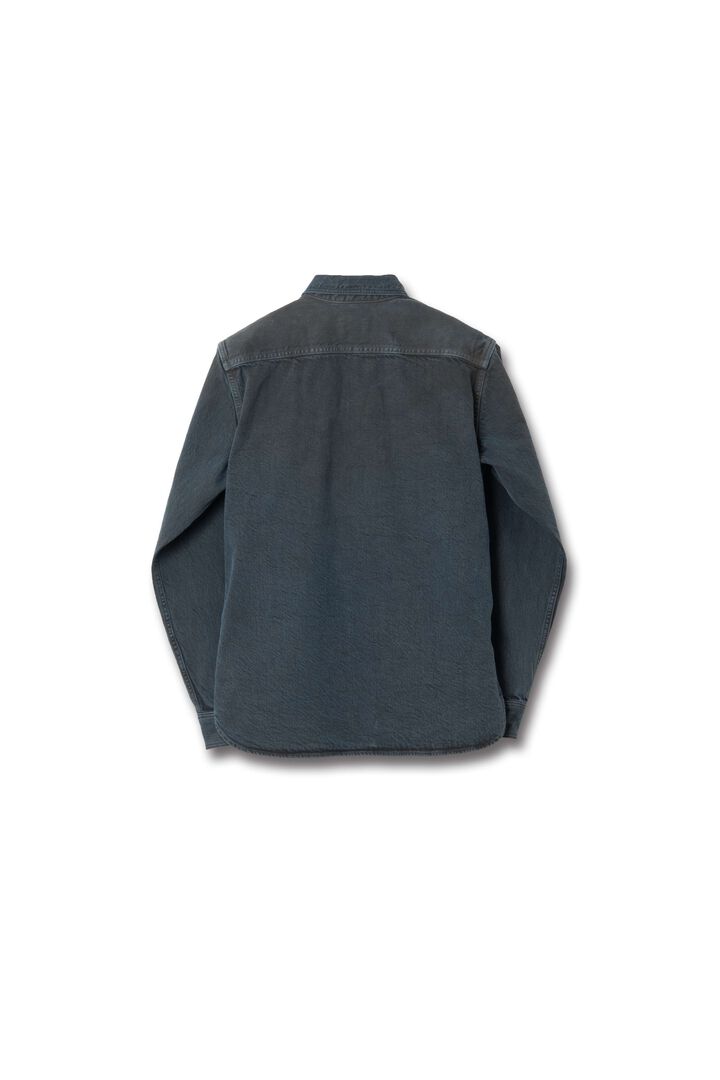 D5745 12oz KASANE NO IROME Denim Shirt,KUROBENI, medium image number 3