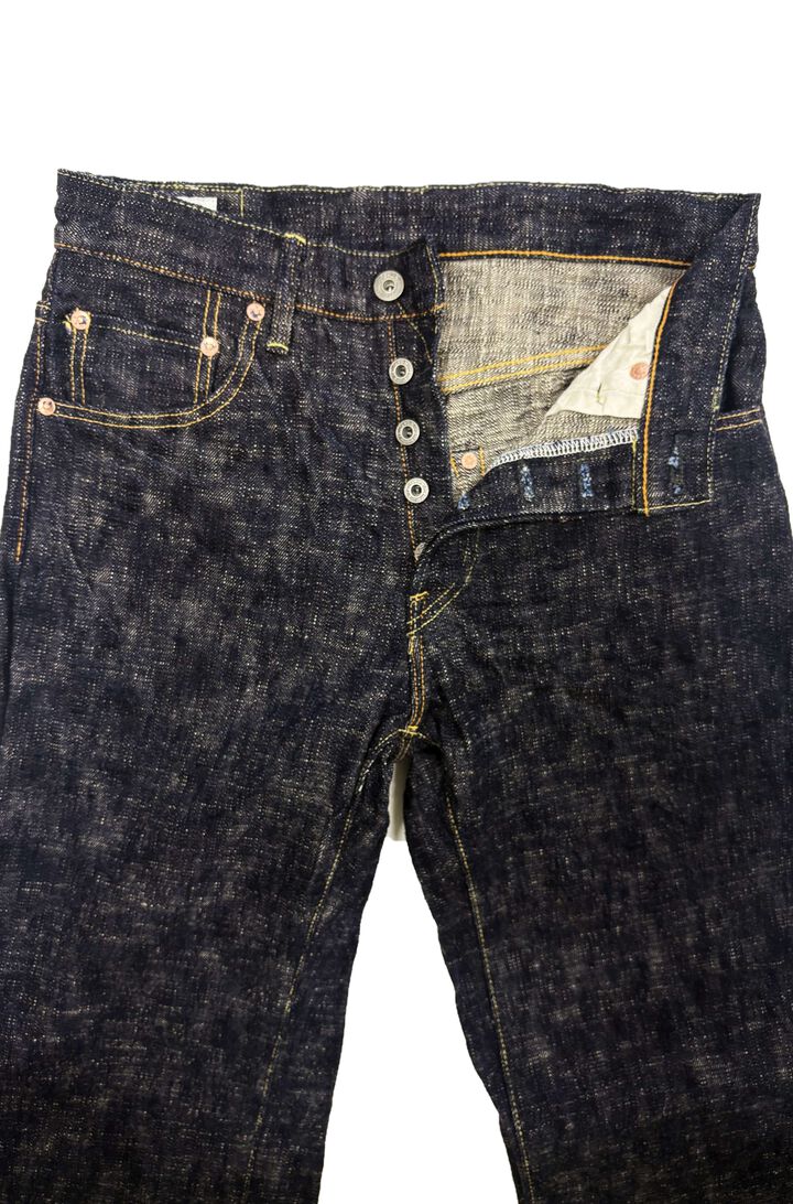 ONI200-Kasuri 17oz ONI Kasuri Denim Wide Straight,, medium image number 1