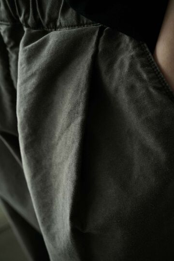 【CAPERTICA】CAP709PT11 Natural Dyed Moleskin / P/T Easy Pants,SUMI, small image number 3