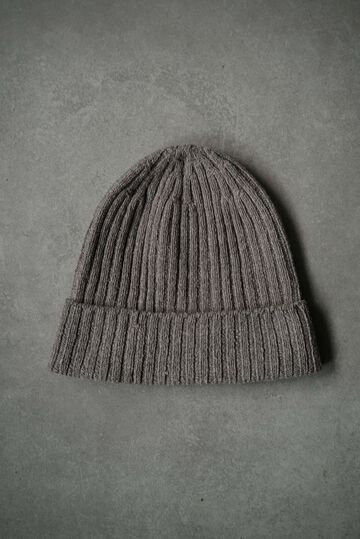 244AC16 Hand Spun Cotton / Knit Cap,CHARCOAL, small image number 8