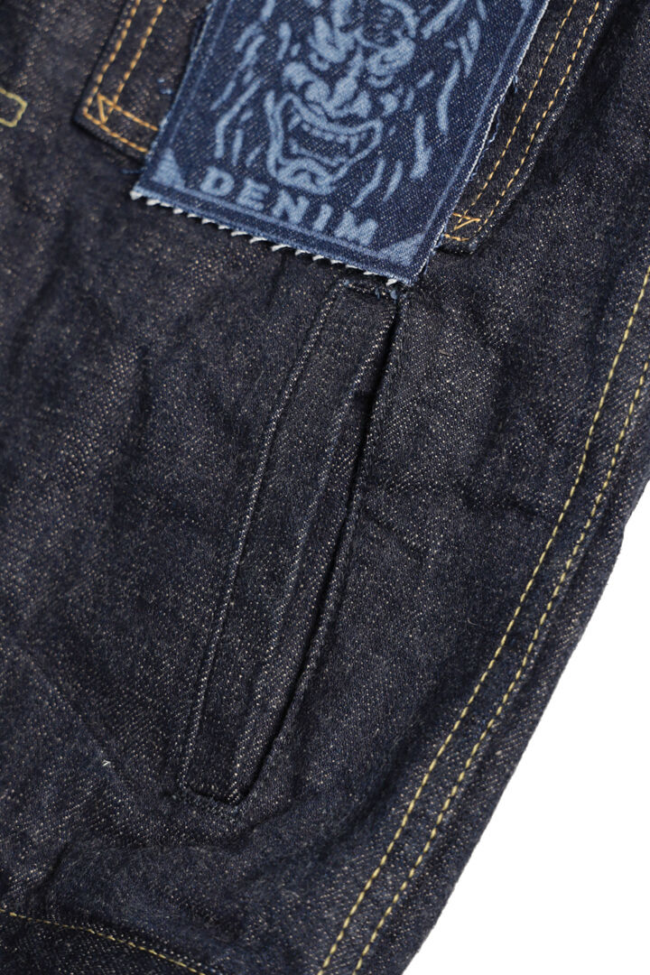 ONI02516P-14KBE 14oz Oni Denim Beige 2nd Type Jacket with handwarmers,, medium image number 6