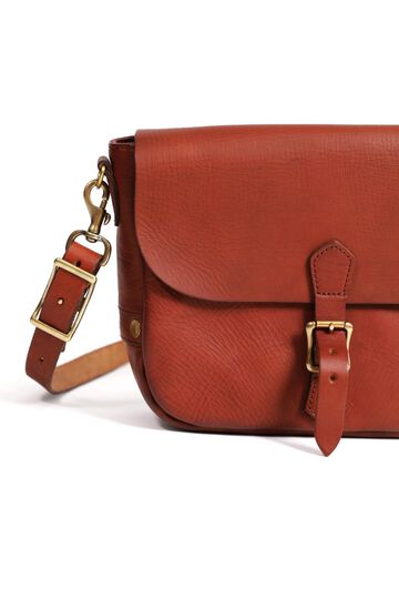 VS-249L LEATHER POSTMAN MINI SHOULDER BAG (CAMEL),, small image number 3