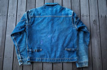 TCB 11.6OZ WORKING CAT HERO JACKET LEFT-WOVEN-One Washed-44,, small image number 20