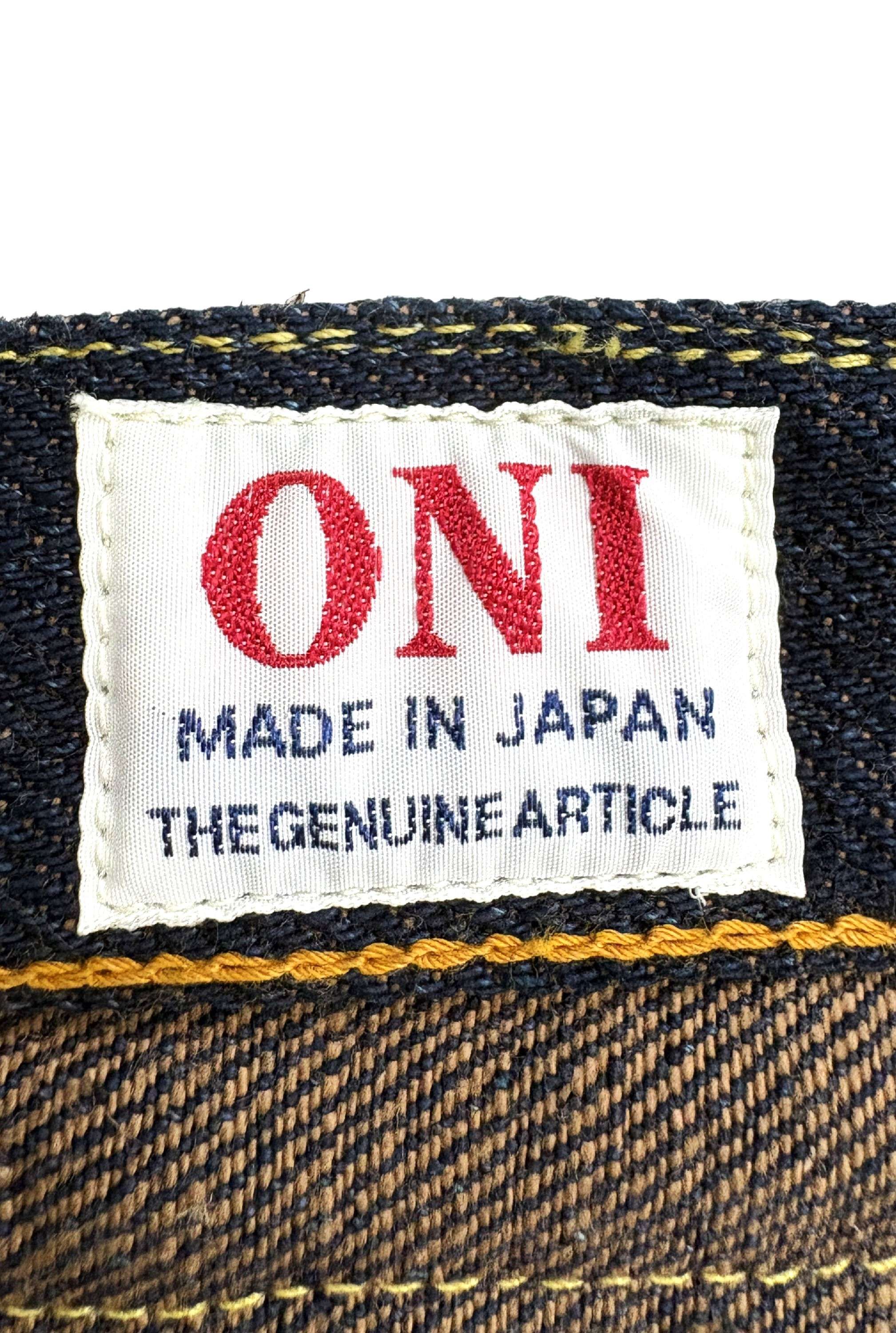 DENIMIO | ONI822ZR-LBR 20oz Secret Denim weft Light Brown Super