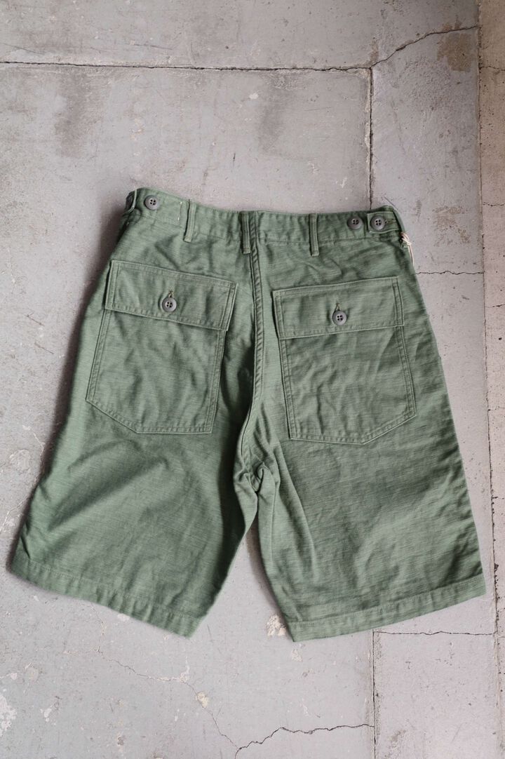 01-7002 FATIGUE SHORT PANTS (16 GREEN),, medium image number 1