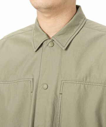 JJK1000M31 M43 VAT DYE BACK SATIN JACKET-OLIVE-XL,OLIVE, small image number 9