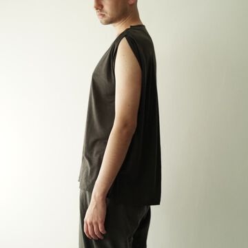 【CAPERTICA】CAP706CS29 Washable Wool Tank Top-BLACK-2,BLACK, small image number 10