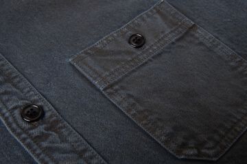 D5745 12oz KASANE NO IROME Denim Shirt,KUROBENI, small image number 10