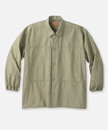 JJK1000M31 M43 VAT DYE BACK SATIN JACKET-OLIVE-XL,OLIVE, small image number 0