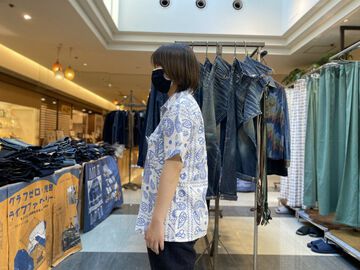 GZ-OPCBN-0404 open collar S/S shirts bandana pattern BL-BLUE-S,BLUE, small image number 8