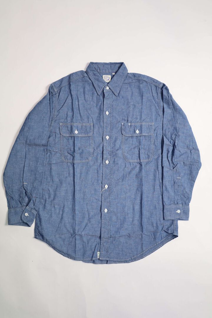 Chambray Work Shirt 01-8064-84,, medium