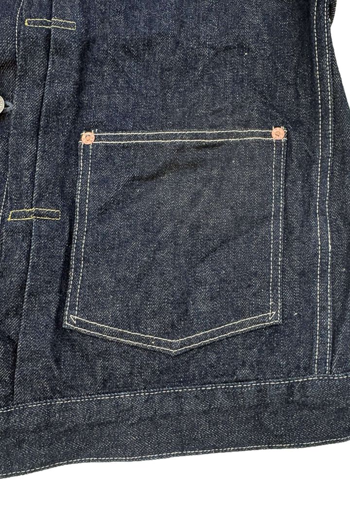 ONI03517-Ishikawadai Ishikawadai Denim Old Design Jacket,, medium image number 4