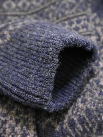 NK0120 Wool Jacquard Socks-BERLIN BLUE-M,BERLIN BLUE, small image number 11
