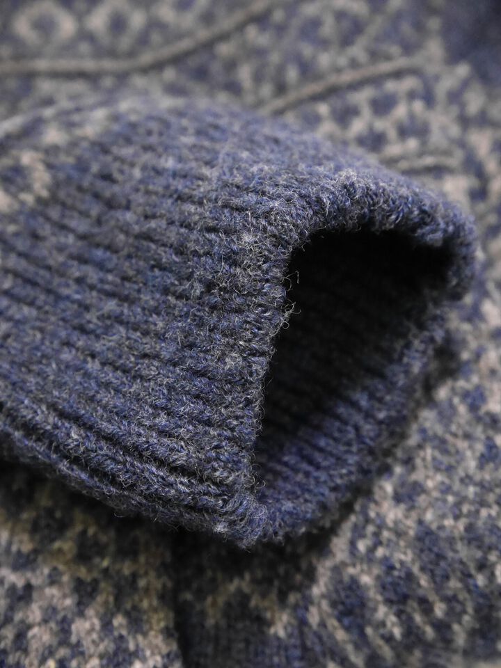 NK0120 Wool Jacquard Socks-BERLIN BLUE-M,BERLIN BLUE, medium image number 11