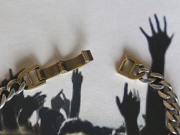 17AO-406 Gradation Cavarly Chain Bracelet -Narrow-,, small image number 5