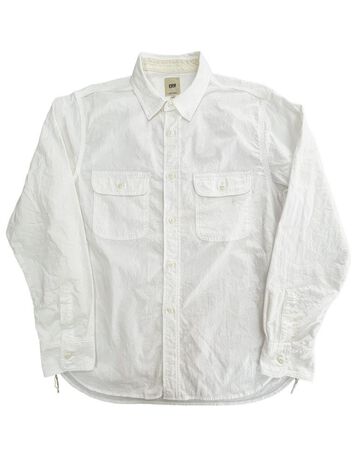 F3496 OX WORK SHIRT-WHITE-S,WHITE, small image number 0