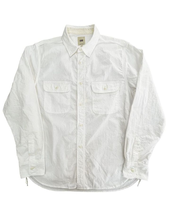 F3496 OX WORK SHIRT-WHITE-3L,WHITE, medium image number 0