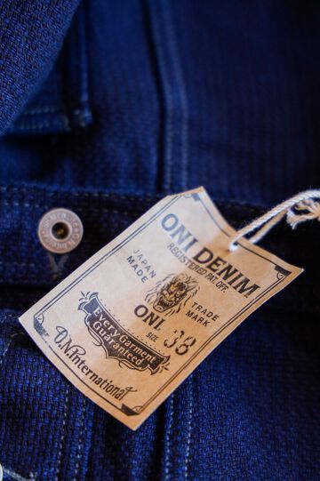 ONI-02100-ID Sashiko-like Indigo x Indigo Dobby Shirt Jacket-38,, small image number 15