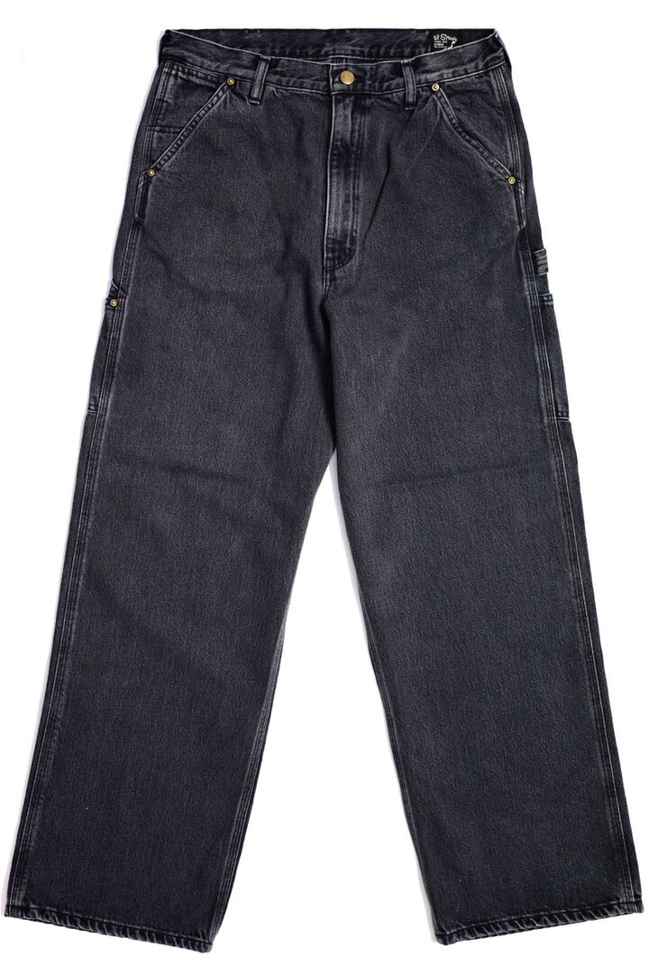 01-5328 DAD’S FIT PAINTER PANTS (D61S BK DENIM STONE),, medium