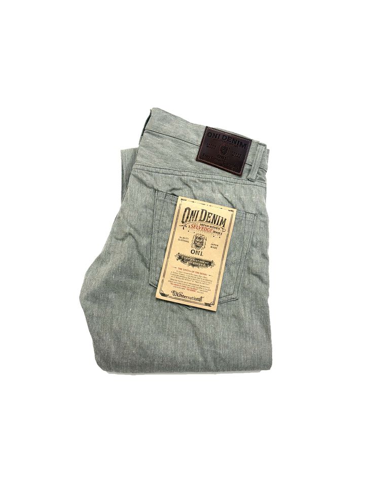 ONI622-MOKU 11oz Mixed Gray Denim Relax Tapered,, medium