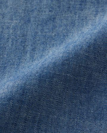 MMLS1001 TRIPLE STITCH L/S CHAMBRAY SHIRT,INDIGO, small image number 5