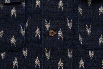 5712 Arrow Kasuri Indigo Sashiko Shirts,INDIGO, small image number 3