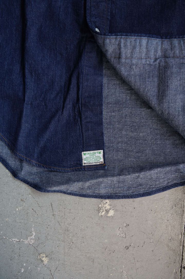 01-8112 Standard Button Down Shirt Denim One Wash,, medium image number 5
