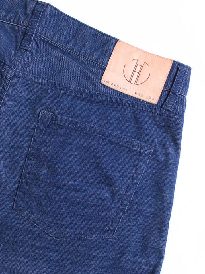 JB2101 TC CORDUROY ANKLE CUT SLIM STRETCH (Navy),, medium image number 6