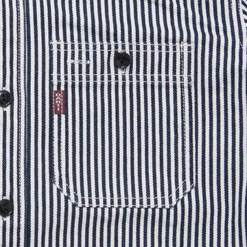 D5335H 14oz Hickory Work Shirt -44-One Wash,, small image number 3