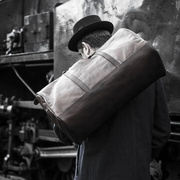 VS-261L LEATHER TRAVEL BOSTON BAG - Brown,BROWN, small image number 4