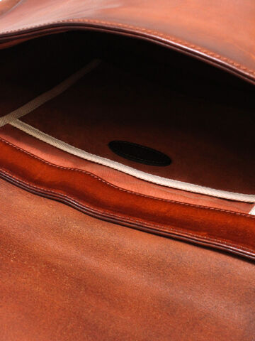 VS-248L LEATHER POSTMAN SHOULDER BAG,CAMEL, small image number 8
