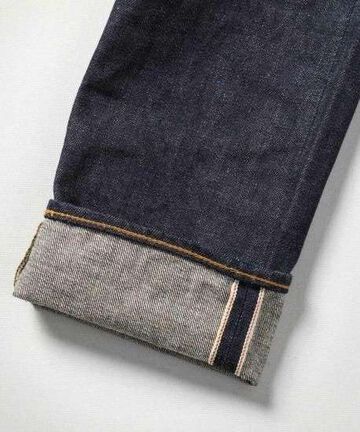 J504 CIRCLE  12.5oz African cotton vintage Selvedge Loose Straight (One washed),, small image number 7